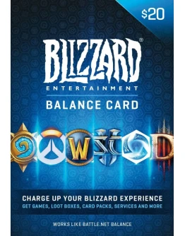 Подарочная карта Blizzard - 20 (США)