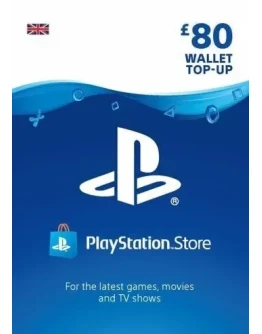 PSN UK карта пополнения на 80 GBP (UK)