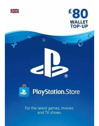 PSN UK карта пополнения на 80 GBP (UK)