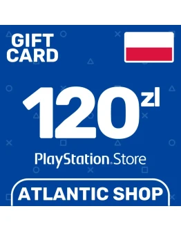 Карта Пополнения PSN 120 Злотых (PLN) Польша Карта Пополнения PSN 120 Злотых (PLN) Польша