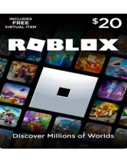 Roblox Gift Card 20 USD 1700 Робуксов Ключ США