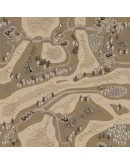 Бесшовный декоративный фон, имитирующий старую карту