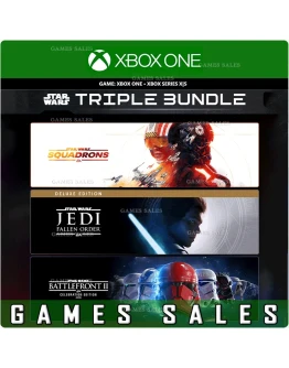 ТРОЙНОЙ КОМПЛЕКТ EA STAR WARS3 ИГРЫXBOXКЛЮЧ