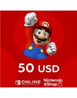 NINTENDO ESHOP CARD 50 USD (USA) NINTENDO ESHOP CARD 50 USD (USA)