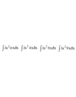 Решенный интеграл вида ln2(x)dx