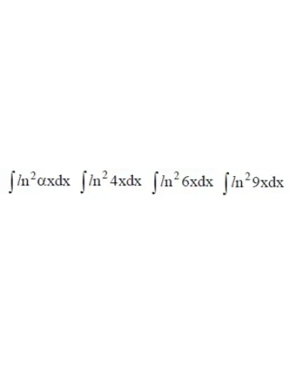 Решенный интеграл вида ln2(x)dx