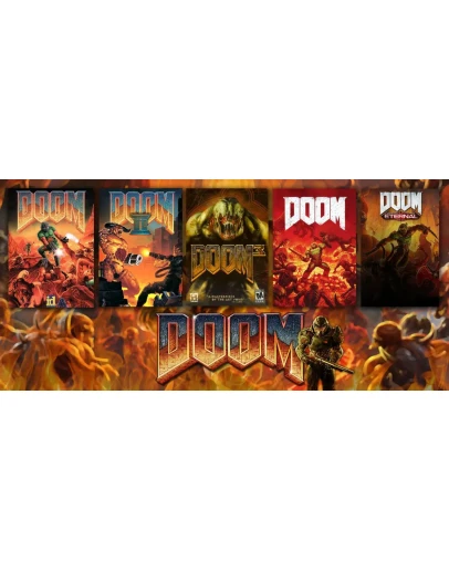 DOOM + DOOM 3 + DOOM 64 + DOOM (1993) + DOOM II
