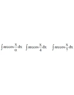 Решенный интеграл вида arccos(x/)dx