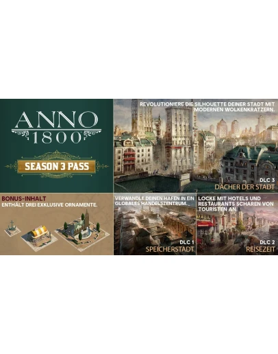 Anno 1800 Season 3 Pass UBI KEY Anno 1800 Season 3 Pass UBI KEY