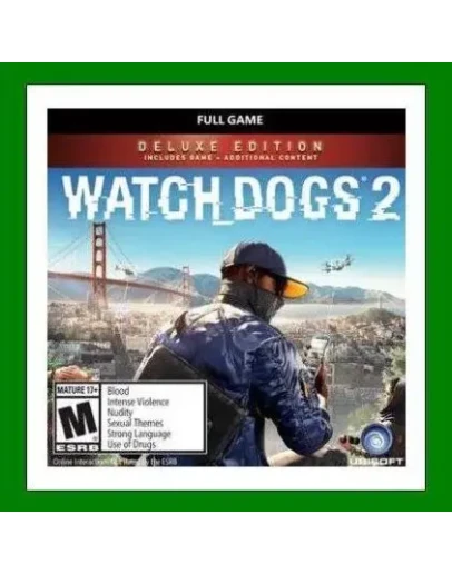 Watch Dogs 2 Deluxe EditionUbisoftRegion Free Watch Dogs 2 Deluxe EditionUbisoftRegion Free