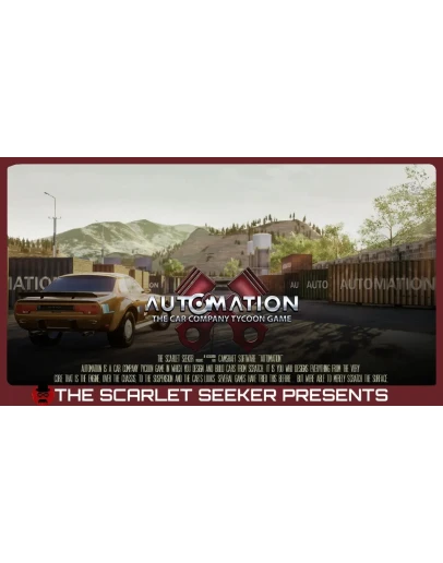 Automation - The Car Company Tycoon Game Steam