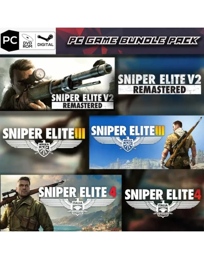 Sniper Elite 1 + 2 + 3 + 4 DLCRemasteredSteam
