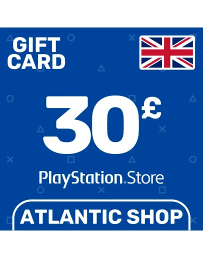 Карта Пополнения PSN 30 Фунтов (GBP) Великобритания