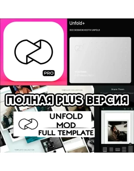 Unfold Редактор PLUS iPhone AppStore ios На Сутки