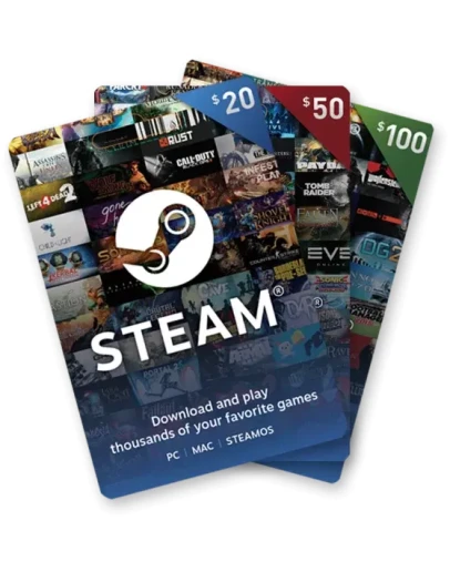 STEAM WALLET 5-100 USD