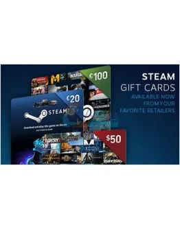 STEAM WALLET 10-100 EURO