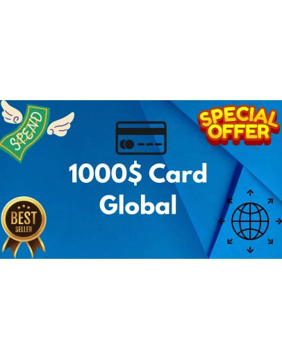 1000 Card GlobalAll Services/Subscriptions/Others