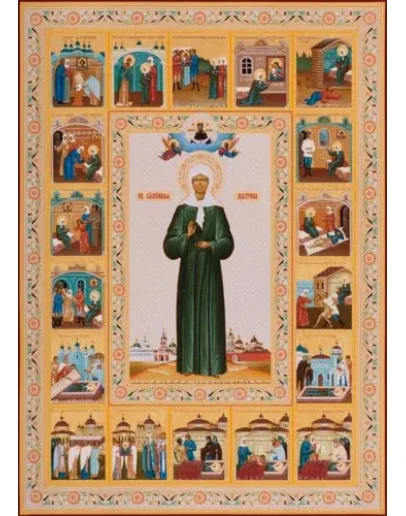 Матрона Московская, блаж_009(71х100см)