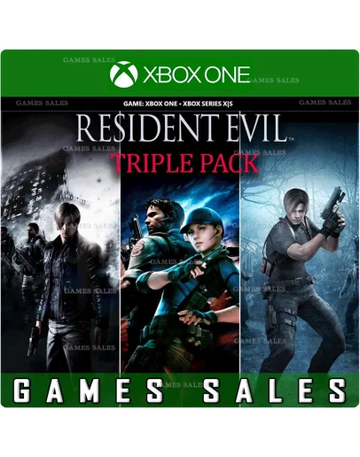 RESIDENT EVIL TRIPLE PACK (4/5/6)XBOXКЛЮЧ RESIDENT EVIL TRIPLE PACK (4/5/6)XBOXКЛЮЧ