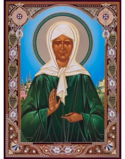 Матрона Московская, блаж_017(74х100см)