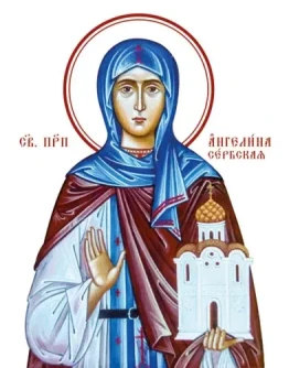 Ангелина Сербская, прп_001(60х80см)слои-каналы