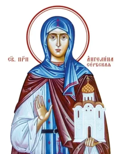 Ангелина Сербская, прп_001(60х80см)слои-каналы