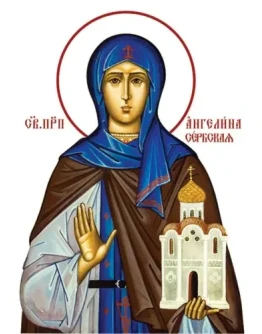 Ангелина Сербская, прп_002(34х46см)слои-каналы