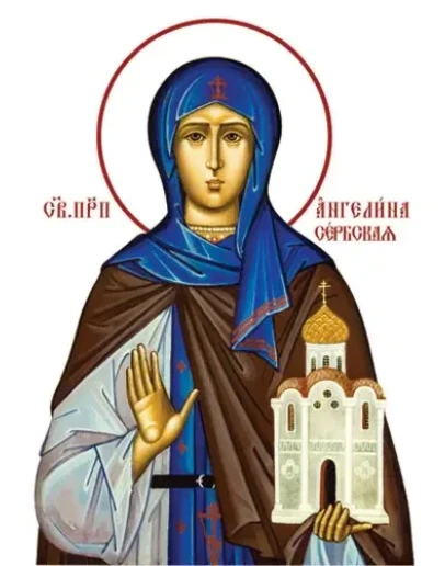 Ангелина Сербская, прп_002(34х46см)слои-каналы