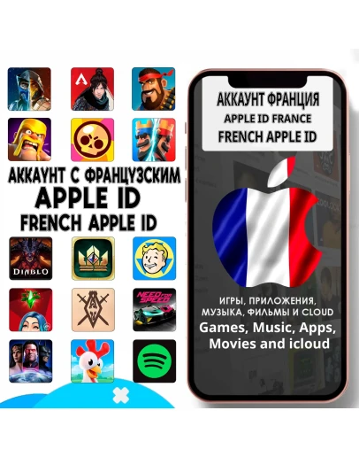 APPLE ID ЛИЧНЫЙ ФРАНЦИЯ НАВСЕГДА ios AppStore iPhone