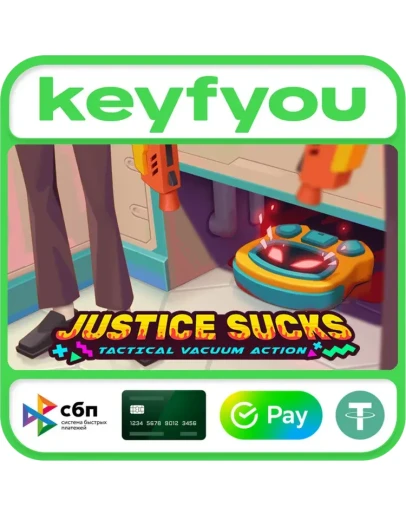 JUSTICE SUCKS: Tactical Vacuum Action / STEAM КЛЮЧ
