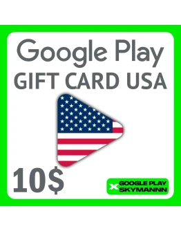 Google Play Gift Card 10 USD USA АВТО ВЫДАЧА 24/7 Google Play Gift Card 10 USD USA АВТО ВЫДАЧА 24/7