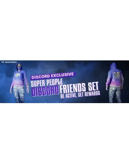 SUPER PEOPLE 2 Discord Friends Hoodie Set КОД GLOBAL