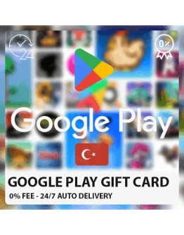 GOOGLE PLAYПОДАРОЧНАЯ Турция (0 FEE)25-1000 TL