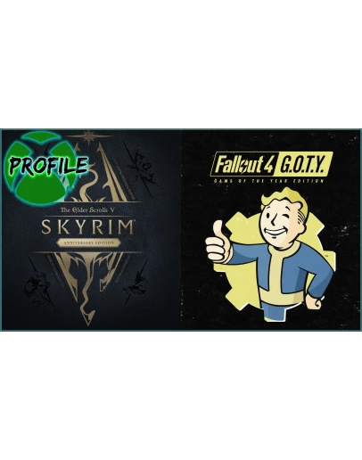Skyrim Anniversary Edition + Fallout 4 G.O.T.Y Xbox One