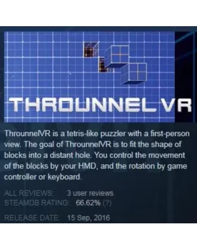 ThrounnelVR (Steam Key GLOBAL)