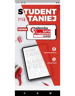 Студенческая дисконтная карта 20 PLN (Польские злоты)