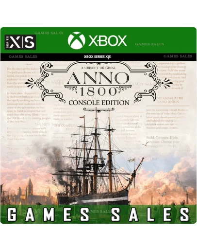 ANNO 1800 CONSOLE EDITION STANDARDXBOXКЛЮЧ