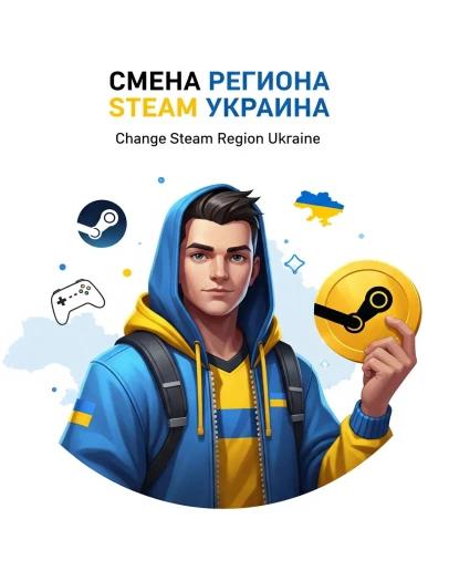 Смена региона Стим Украина Steam UA
