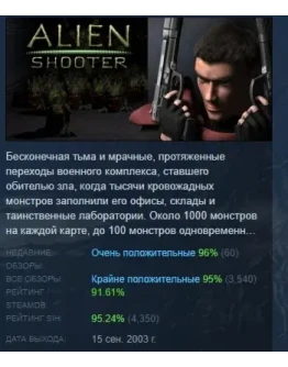 Alien Shooter АВТОДОСТАВКА STEAM GIFT РОССИЯ