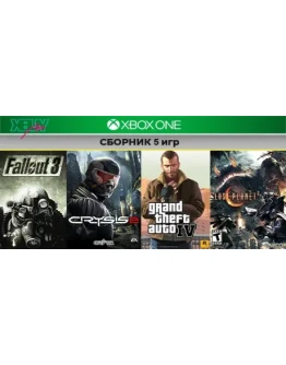 GTA 4 / Fallout 3 СБОРНИК 5 игр XBOX ONE и SeriesXS