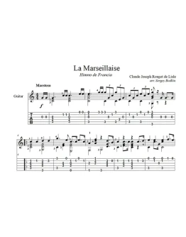 Марсельеза - Гимн Франции - для гитары