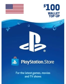 PSN USA карта пополнения на 100 USD (USA)
