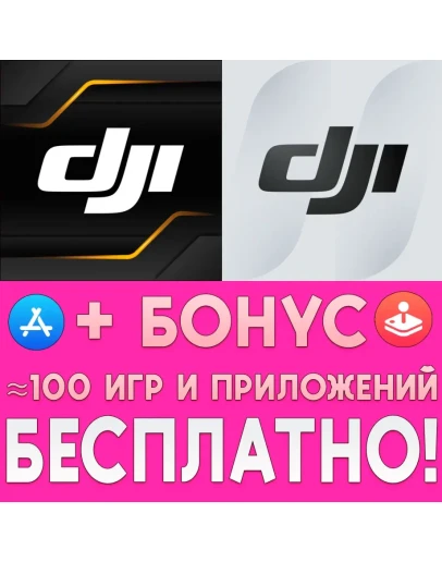 DJI Fly + Virtual Flight iPhone ios AppStore На Сутки