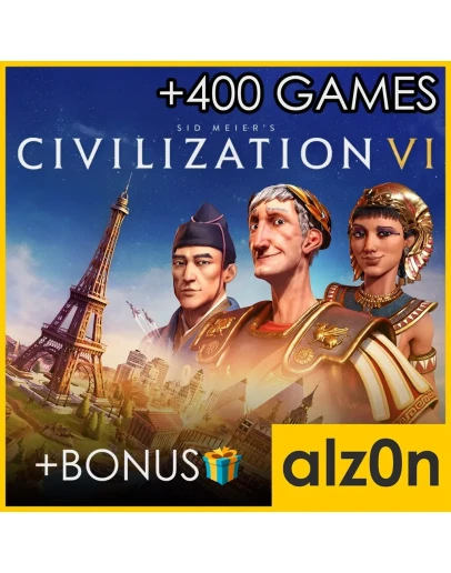 Sid Meiers Civilization VI + 450 игр + ПОДАРОКПК