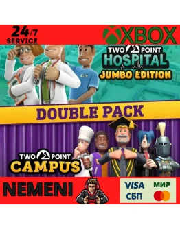 Two Point Hospital and Two Point Campus Double XBOX KEY