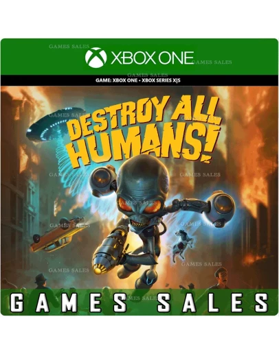 DESTROY ALL HUMANS!XBOX ONEXSКЛЮЧ
