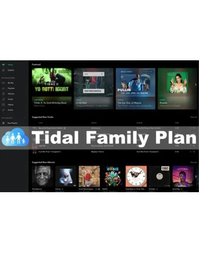 Tidal HiFI Plus Family1 МесяцЛичный аккаунт