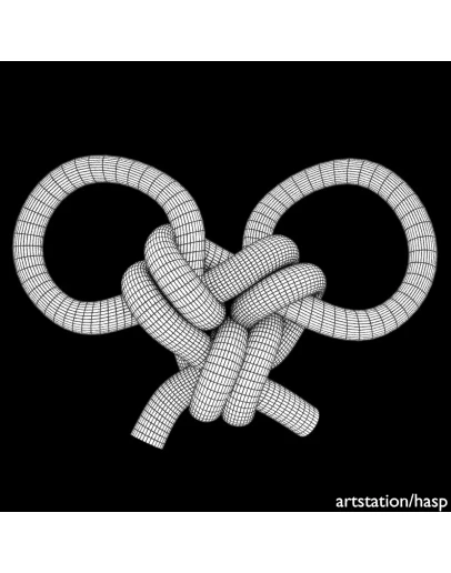 abok 1104 knot 3d model