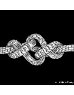 eternity knot 3d model