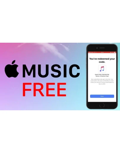 APPLE MUSIC КОД ДО 3-Х МЕСЯЦЕВ (только для жителей США)